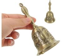 BOKHRA Campana - Elegante Campana Natalizia in Stile Vintage, Dimensioni Portatili e Suono Eccezionale, Uso Versatile Come per la Cena, didattica per Animali