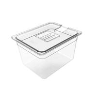 BOKIOESDE Contenitore Sous Vide con coperchio per una cottura uniforme di | verdure e frutti di mare senza dispersione di calore ed evaporazione.