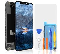 bokman Display per iPhone 12 Mini, 5,4 Pollici Schermo Pannello Frontale di Ricambio con Kit di Strumenti di Riparazione per A2399, A2176, A2398