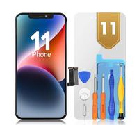 bokman Schermo Display LCD per iPhone 11 Nero, Touch Screen Digitizer Parti di Ricambio con Strumenti di Riparazione