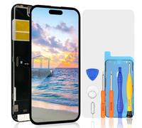 bokman Schermo per iPhone 14 Pro Nero, 6.1'' FHD Display e Sostituzione Touch Screen (True Tone Programmabile, Face ID)