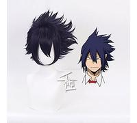 Boku no Hiro Akademia Izuku Midoriya Short Green Black Ombre Heat Resistant Cosplay Costume Wig + Track + Cap
