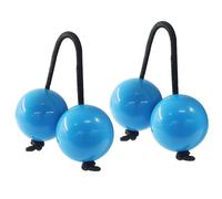 BokWin African Rhythms Aslatua Shaker, confezione da 2 strumenti musicali a percussione Kashaka e palline ritmiche, percussioni manuali africane per adulti e principianti, shaker in ABS da 5,1 cm per