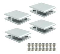 BokWin Morsetto per vetro, confezione da 4, 180 gradi, spessore 5-8 mm