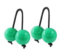 BokWin Shaker per Aslatua a ritmo africano, confezione da 2 strumenti musicali Kashaka a percussione e sfere ritmiche, percussioni manuali africane per adulti e principianti, in ABS da 5,1 cm, per