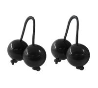 BokWin Shaker per Aslatua a ritmo africano, confezione da 2 strumenti musicali Kashaka a percussione e sfere ritmiche, percussioni manuali africane per adulti e principianti, in ABS da 5,1 cm, per