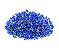 BokWin SV2-4M 16 - 14 AWG blu isolato forcella connettore cavo elettrico crimpare terminale 500 pezzi