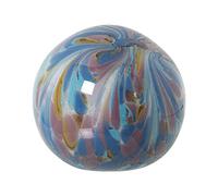 BOLA CRISTAL BLANCO/AZUL °10CM