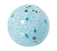 BOLA CRISTAL CELESTE MOTEADO °9,5X9,5CM