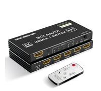 BolAAzuL 8K HDMI 2.1 Switch 5 in 1 Out, 8K @ 60Hz, 4K 120Hz, 2K 144Hz, HDR, 48Gbps, CEC, Dolby Vision, per Xbox Series X