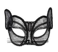Boland- Animale Pizzo Maschera per Gli Occhi Gatto de Luxe, Colore Nero, Taglia Unica, 23686