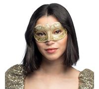Boland 00338 - Maschera occhi Venezia Felina, oro, ornamenti, maschera da ballo, Venezia, carnevale, festa a tema, costume