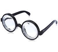 Boland 00371 - Glasses Nerd, nero, occhiali con montatura in corno, simpatico nerd, specialista nerd, strambo, carnevale, festa in maschera, festa a tema, travestimento, accessorio