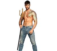 Boland 00438 Neptun, tre pezzi, lunghezza totale 138 cm, festa a tema, carnevale