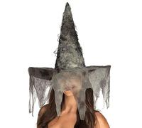 Boland 00910 - Cappello da strega Zombina, colore: Grigio/Nero