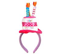 Boland 00940 - Cerchietto Happy Birthday, diadema con mini cappello per compleanno, torta, regalo, sorpresa, festa, decorazione