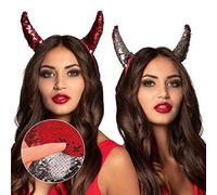 Boland 01066 - Cerchietto reversibile, colore: Argento/Rosso