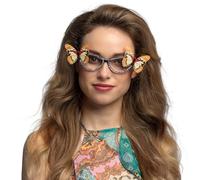 Boland 02672 - Occhiali da festa Farfalla, Occhiali retrò per Carnevale, Motto Party e JGA, Accessori per costumi