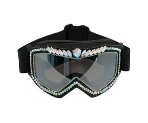 Boland 02708 - Occhiali da sci Galaxy, lenti a specchio, accessorio in maschera per carnevale e feste a tema