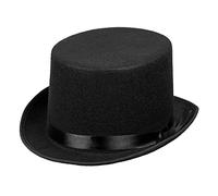 Boland 04004 - Cappello Colin, cappello a cilindro nero, accessorio per gala, feste in maschera o carnevale