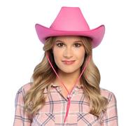 Boland 04074 - Cappello da cowboy Rodeo rosa, costumi di carnevale, feste a tema e addii al celibato, Far West