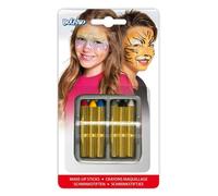 Boland 10233182 BOL45060 Set of 6 Makeup Pencils, Multi-Coloured