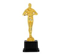 Boland 30845 - Trofeo vincitore d'oro, 21 cm, trofeo per costumi di carnevale, trofeo manichino, accessorio per costumi, decorazione per feste, accessorio per carnevale