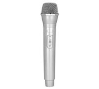 Boland 30846 - Microfono Popstar argento, 23,5 cm, microfono per karaoke, manichino per costumi di carnevale, accessori per costumi, accessorio per carnevale e karaoke