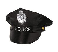 Boland 33011 - Berretto Police, nero, ufficiale, polizia, lavoro, accessori, feste a tema, carnevale