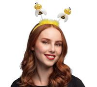 Boland 33013 - Cerchietto per capelli a forma di ape, giallo-nero, tiara, ape miele, copricapo, cappello, vespe, costume, carnevale, feste a tema