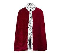 Boland 36102 - Mantello del re maestà, 90 cm, mantello, copertura in peluche, costumi di carnevale per bambini, accessori per carnevale o festa motto