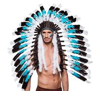 Boland 44141 copricapo indiano Snow Wolf, Costume, One size