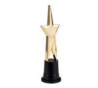 Boland 44165 - Stella Award, ca. 22 cm, oro, per carnevale, feste a tema o come coppa