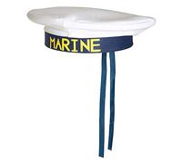 Boland 44368 Navy Marine Sailor Cappello, Bianco, Taglia Unica