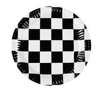 Boland 44747 - Piatti da festa Racing, 10 pezzi, misura 23 cm, stoviglie per feste, 100% carta, compleanno, festa a tema