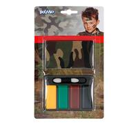 Boland 45046 Little Soldier Set (Bandana, Make-Up Colour and Brush), Soldat