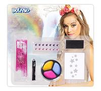 Boland 45066 - Set per trucco con unicorno, unisex, per adulti, multicolore