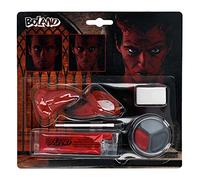 Boland- Kit Make-Up Trucco Diavolo per Adulti, Rosso, Taglia Unica, 45082