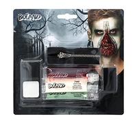 Boland 45095 - Set di trucchi con cerniera zombie, set di trucchi per carnevale o Halloween, trucchi per costumi di carnevale