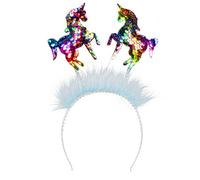 Boland 50020 - Cerchietto per Capelli con Unicorno, Taglia Unica per Adulti, Fantasia, Accessorio Tiara, Feste a Tema, Carnevale