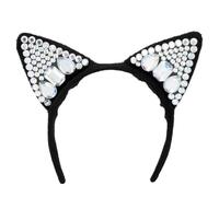 Boland 52112 - Tiara gatto, fascia per adulti, copricapo, accessorio per costumi o feste a tema