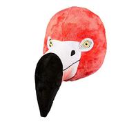 Boland 52546 - Maschera per il viso fenicottero, in peluche, per feste a tema, carnevale