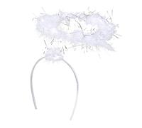 Boland 52860 - Cerchietto per Capelli a Forma di angioletto, Colore: Bianco