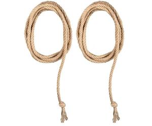 Boland 54343 - Corda western, lunghezza 185 cm, colore beige, 100% juta, ottimo accessorio per rodeoreiter o cowboys per carnevale e carnevale, feste a tema, travestimento, accessori, costume