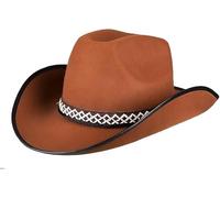 Boland 54370 - Cappello da Cowboy, per Bambini, Colore: Marrone