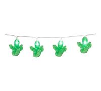 Boland 54425 - Catena di luci a LED a forma di cactus, lunghezza 140 cm, tipo batteria 2 batterie AA, cactus, decorazione per carnevale, festa a tema