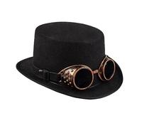 Boland 54500 Cappello Steam Goggles, One size, Nero, Taglia unica