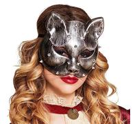 Boland- Maschera per Gli Occhi Steampussy, Colore Argento, Taglia Unica, 54512