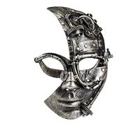Boland 54524 - Maschera Radarpunk, maschera steampunk per il viso, maschera per gli occhi con elastico, accessorio per costumi di carnevale, halloween e feste a tema