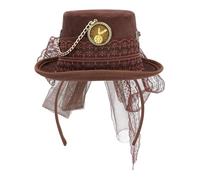 Boland 54577 - Fascia Steampunk con cappello, copricapo per adulti, festival, carnevale, feste a tema e cosplay